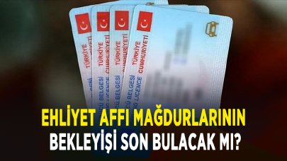 Ehliyet affı mağdurlarının bekleyişi son bulacak mı?