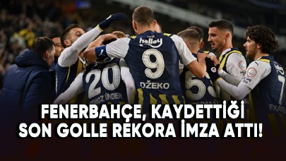 Fenerbahçe, kaydettiği son golle rekora imza attı!