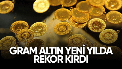 Gram altın yeni yılda rekor kırdı