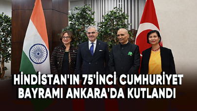 Hindistan'ın 75'inci Cumhuriyet Bayramı Ankara'da kutlandı