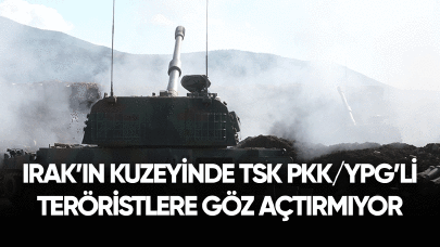 Irak'ın kuzeyinde TSK PKK/YPG'li teröristlere göz açtırmıyor