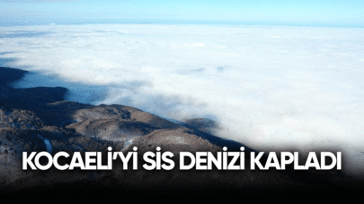 Kocaeli'yi "sis denizi" kapladı