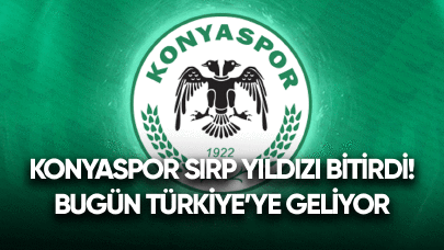 Konyaspor Sırp yıldızı bitirdi! Bugün Türkiye'ye geliyor