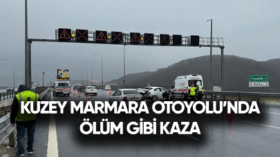 Kuzey Marmara Otoyolu'nda ölüm gibi kaza