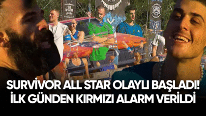 Survivor All Star olaylı başladı! İlk günden kırımızı alarm verildi