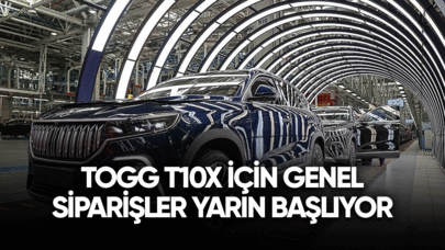 Togg T10X için genel siparişler yarın başlıyor