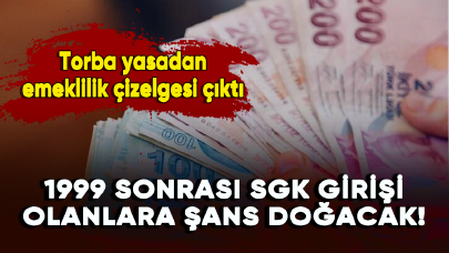 Torba yasadan emeklilik çizelgesi çıktı: 1999 sonrası SGK girişi olanlara şans doğacak!