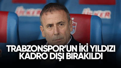 Trabzonspor'un iki yıldızı kadro dışı bırakıldı