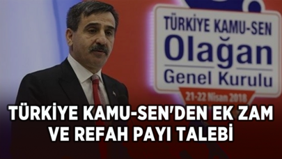 Türkiye Kamu-Sen'den ek zam ve refah payı talebi