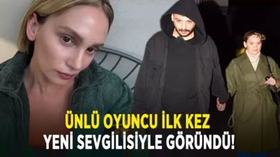 Ünlü oyuncu ilk kez yeni sevgilisiyle göründü!