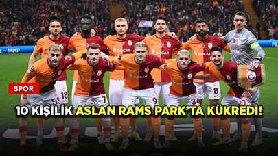 10 kişilik Aslan Rams Park’ta Kükredi!