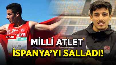 Milli atlet İspanya'yı salladı!