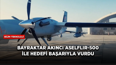 Bayraktar AKINCI ASELFLIR-500 ile hedefi başarıyla vurdu