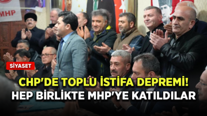 CHP'de toplu istifa depremi! Hep birlikte MHP'ye katıldılar