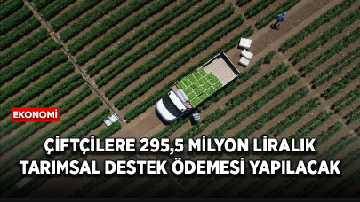 Çiftçilere 295,5 milyon liralık tarımsal destek ödemesi yapılacak