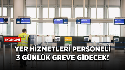 Lufthansa'nın yer hizmetleri personeli 3 günlük greve gidecek