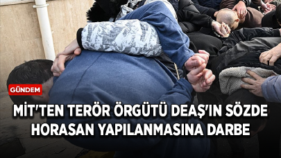 MİT'ten terör örgütü DEAŞ'ın sözde Horasan yapılanmasına darbe