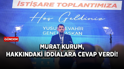 Murat Kurum, hakkındaki iddialara cevap verdi!