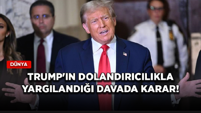 Trump'ın dolandırıcılıkla yargılandığı davada karar!