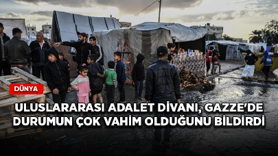 Uluslararası Adalet Divanı, Gazze'de durumun çok vahim olduğunu bildirdi