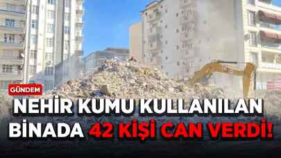 Nehir kumu kullanılan binada 42 kişi can verdi!