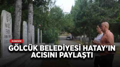 Gölcük Belediyesi Hatay'ın acısını paylaştı