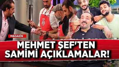 Şef Mehmet Yalçınkaya eşinin mesleğini açıkladı