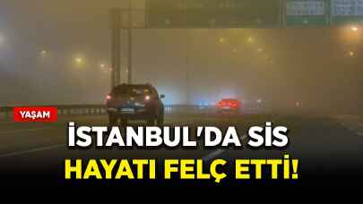 İstanbul'da sis hayatı felç etti