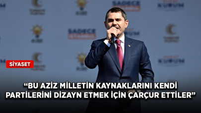 İBB Başkan adayı Kurum: Bu aziz milletin kaynaklarını kendi partilerini dizayn etmek için çarçur ettiler