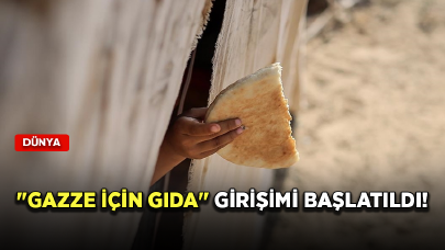 İtalya, BM ve IFRC, "Gazze için Gıda" girişimini başlattı