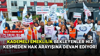 Kademeli emeklilik bekleyenler hız kesmeden hak arayışına devam ediyor!