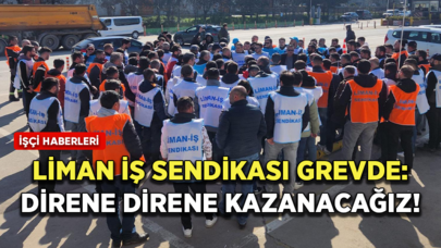 Liman İş Sendikası grevde: Direne direne kazanacağız!