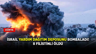 İsrail yardım dağıtım deposunu bombaladı! 8 Filistinli öldü