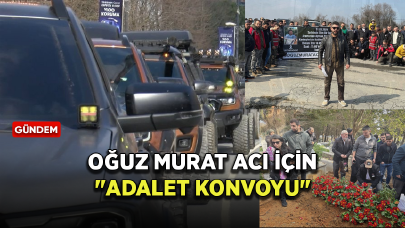 Eyüpsultan'daki kazada ölen Oğuz Murat Acı için "Adalet Konvoyu" düzenledi