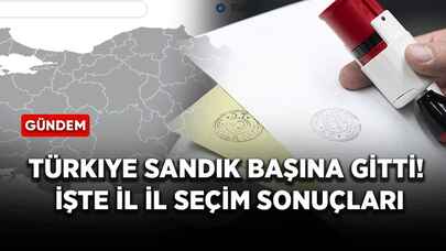 Türkiye sandık başına gitti! İşte il il, ilçe ilçe yerel seçim sonuçları