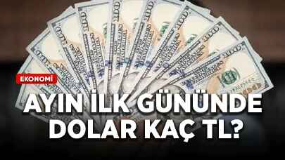 Ayın ilk gününde dolar kaç TL?