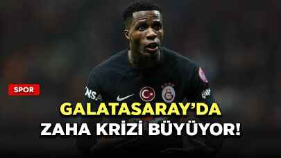 Galatasaray'da Zaha krizi büyüyor!