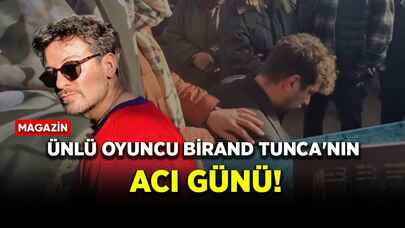 Ünlü oyuncu Birand Tunca'nın acı günü! Annesini son yolculuğuna uğurladı