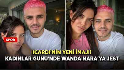 Icardi'nin yeni imajı! Kadınlar Günü'nde Wanda Nara'ya jest