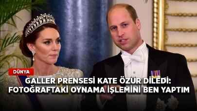 Galler Prensesi Kate özür diledi: Fotoğraftaki oynama işlemini ben yaptım