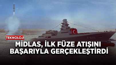 MİDLAS, ilk füze atışını başarıyla gerçekleştirdi