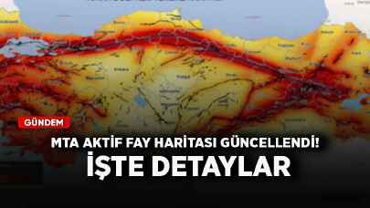 MTA aktif fay haritası güncellendi! İşte detaylar