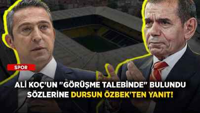 Ali Koç'un "görüşme talebinde" bulundu sözlerine Dursun Özbek'ten yanıt!