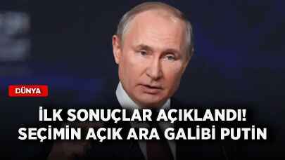 İlk sonuçlar açıklandı! Seçimin açık ara galibi Putin