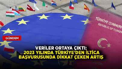 Veriler ortaya çıktı: 2023 yılında Türkiye'den iltica başvurusunda dikkat çeken artış