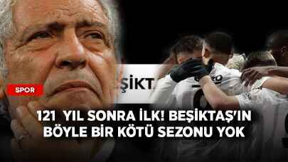 121  yıl sonra ilk! Beşiktaş'ın böyle bir kötü sezonu yok