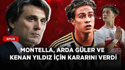 Montella, Arda Güler ve Kenan Yıldız için kararını verdi