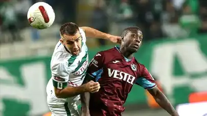 Trabzonspor, Konyaspor deplasmanında 3 puanı 3 golle aldı