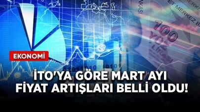 İTO'ya göre mart ayı fiyat artışları belli oldu!