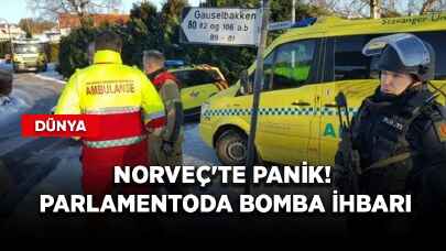 Norveç'te panik! Parlamentoda bomba ihbarı